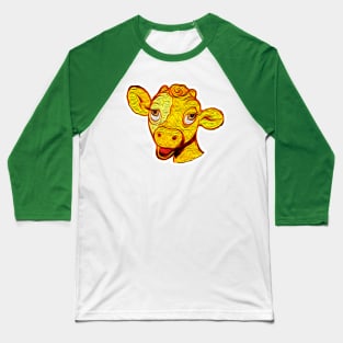 cow face baby Baseball T-Shirt